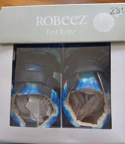 Robeez first kicks leather tie - leather,
