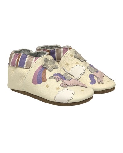 Robeez born shine leather - born,