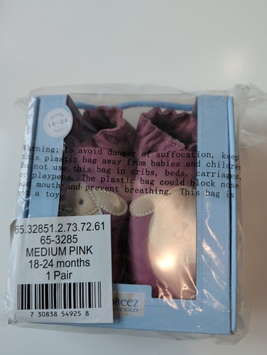 Robeez daisy pink leather baby - leather,